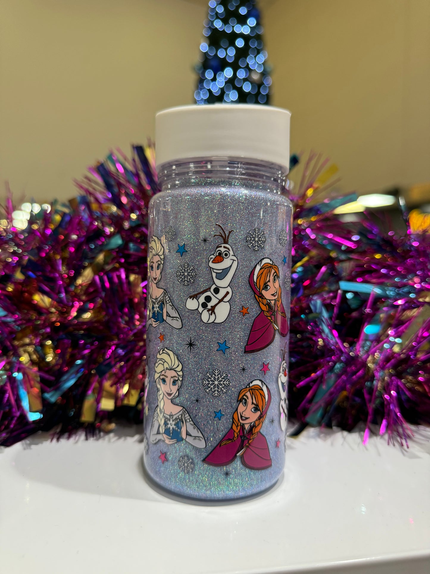 Frozen water bottle