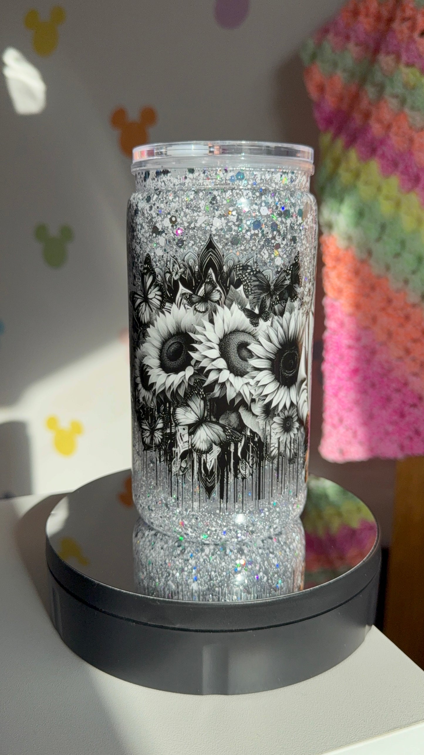 Ghostface Snowglobe tumbler