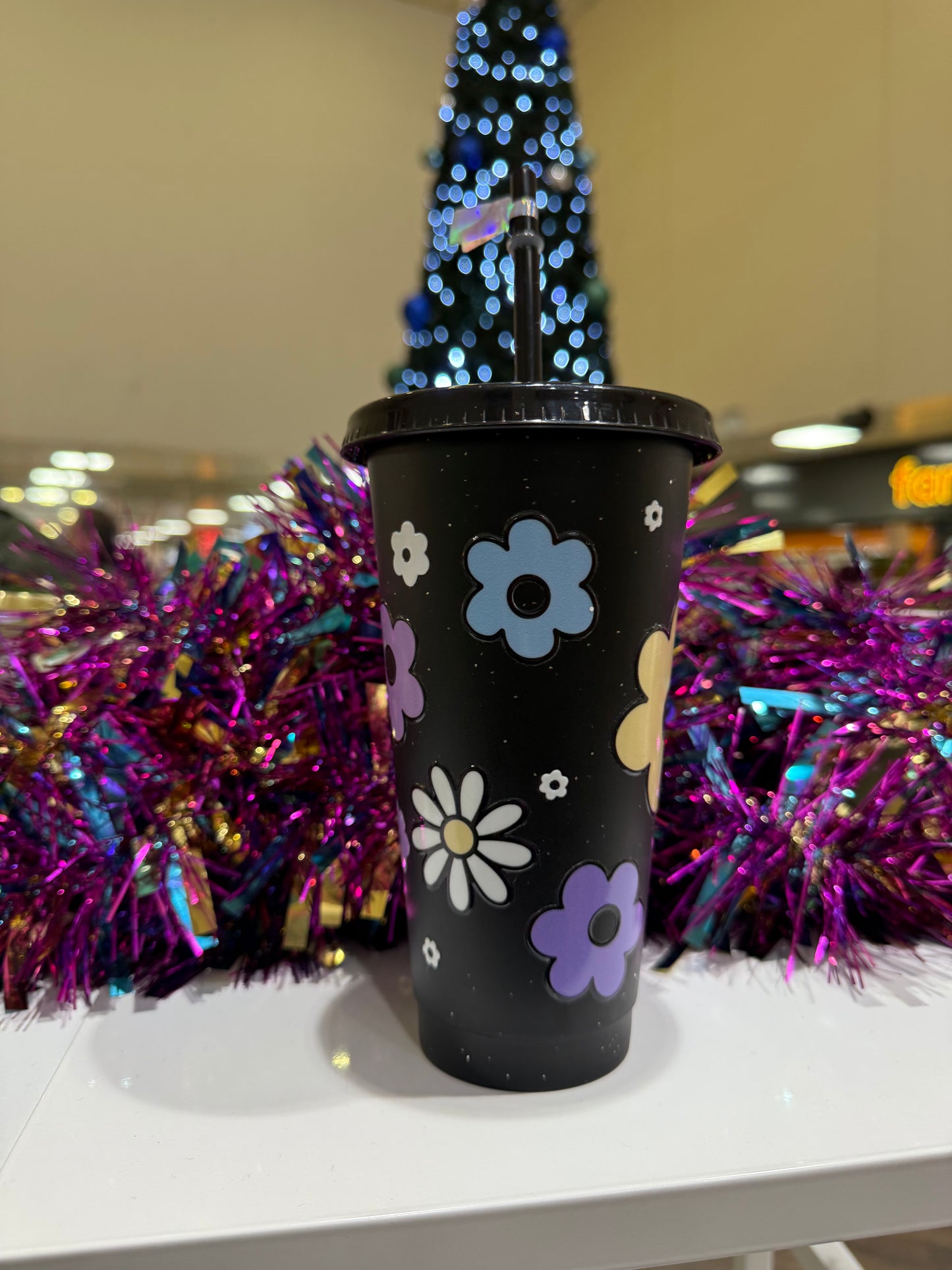 Flower cold cup 24oz