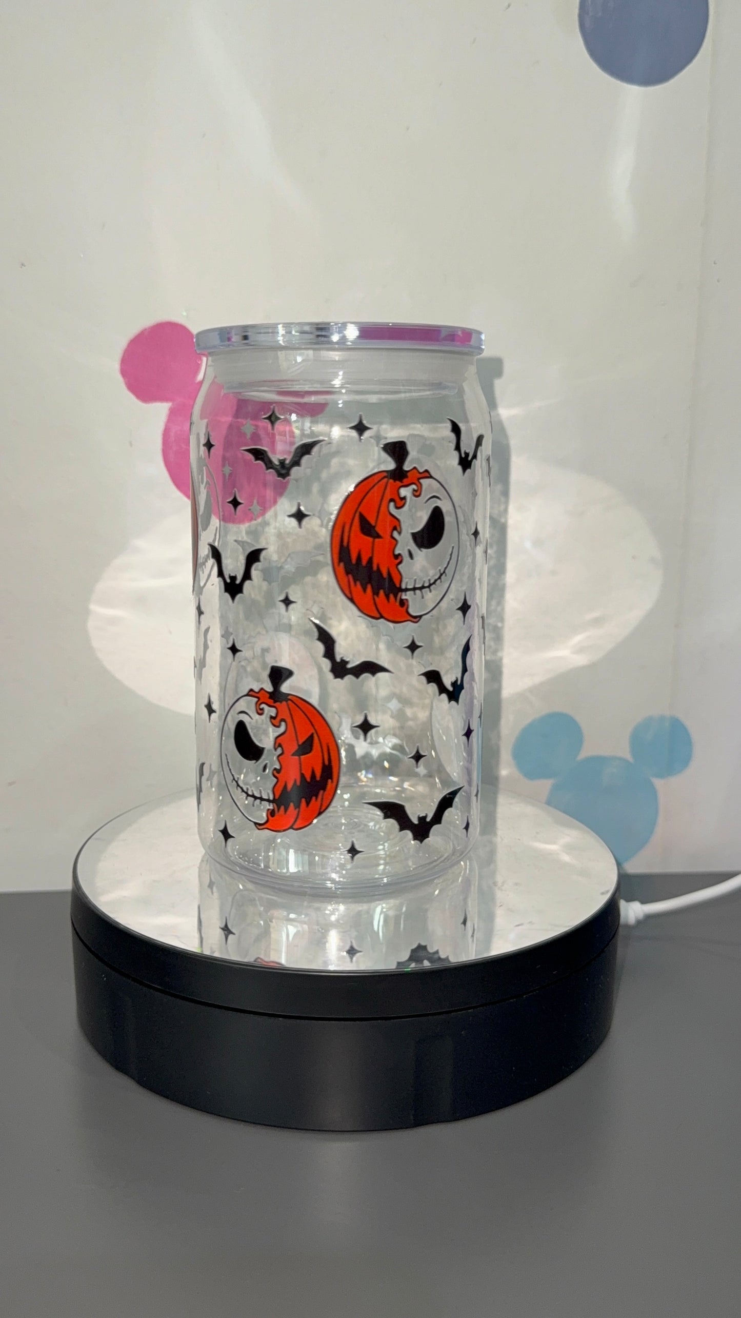 Pumpkin/Jack 16oz acrylic tumbler