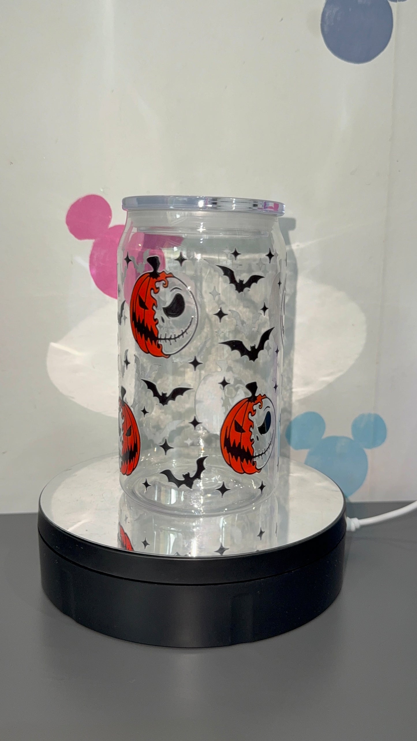 Pumpkin/Jack 16oz acrylic tumbler
