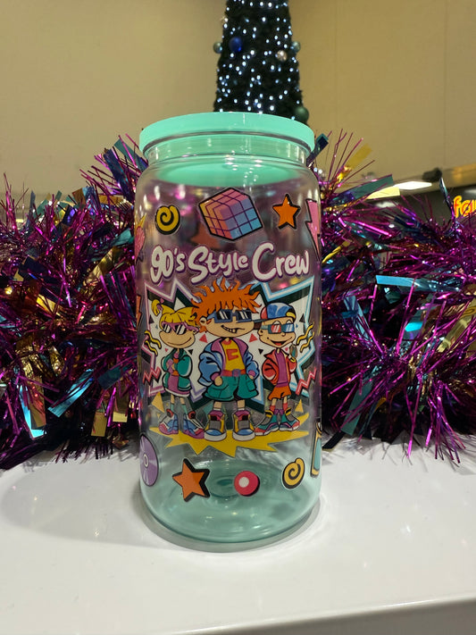 90’s style crew acrylic can