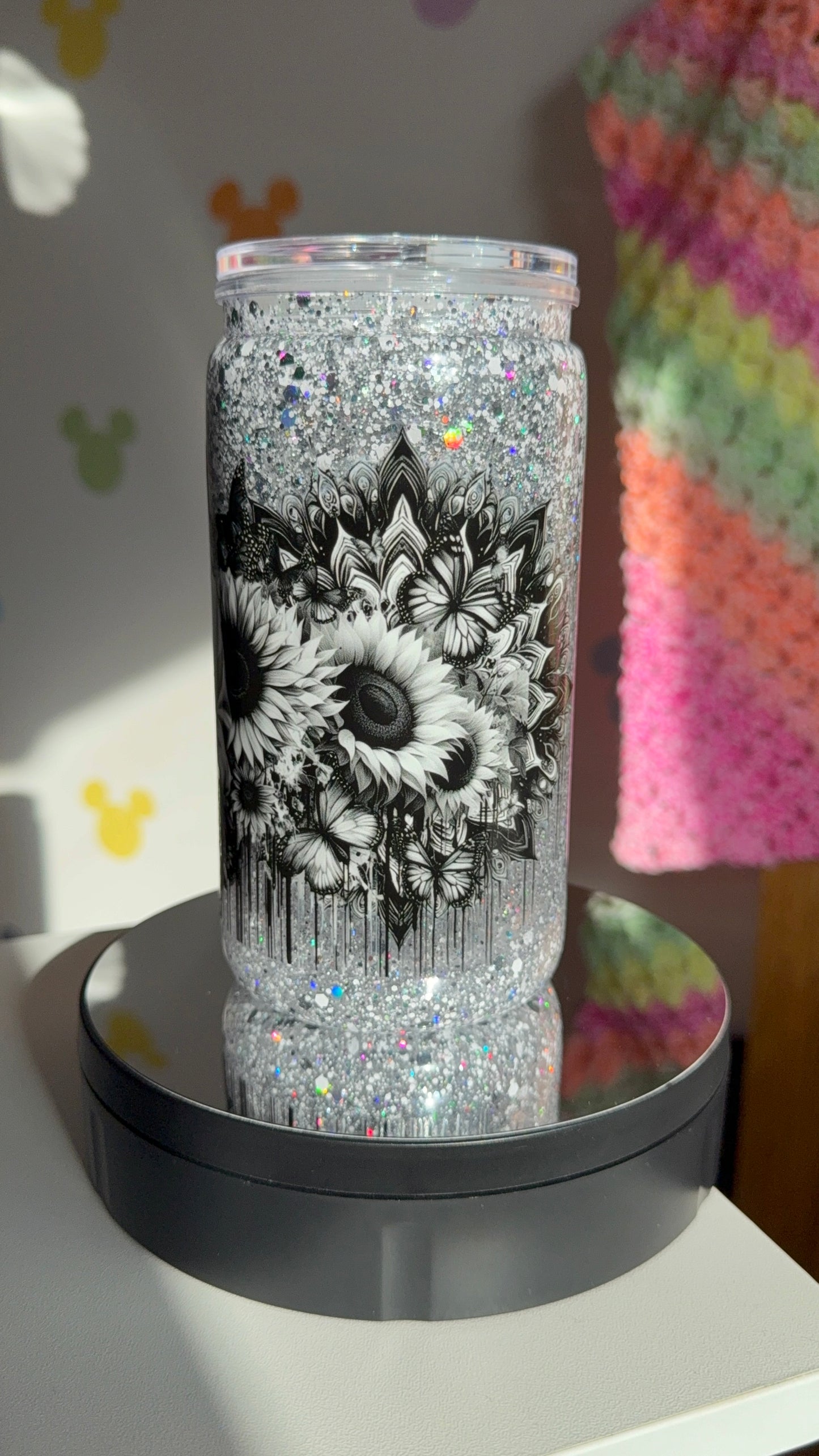 Ghostface Snowglobe tumbler
