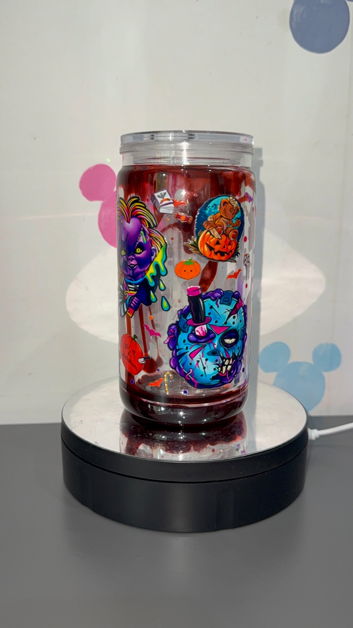 Horror blood drip cup