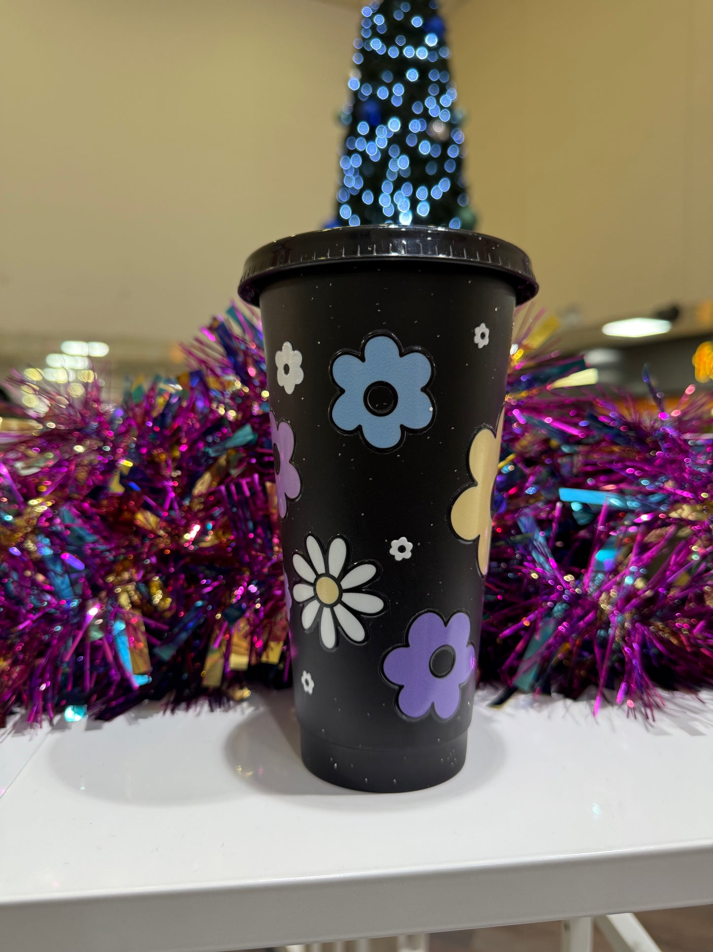 Flower cold cup 24oz