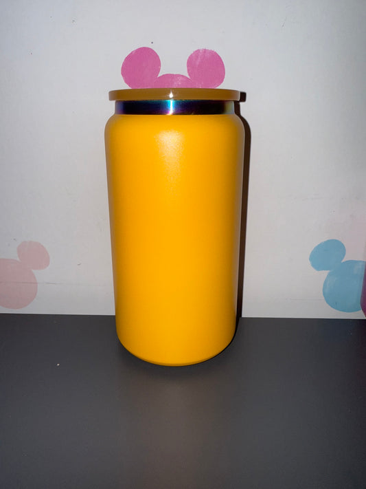 DE Yellow stainless steel cup