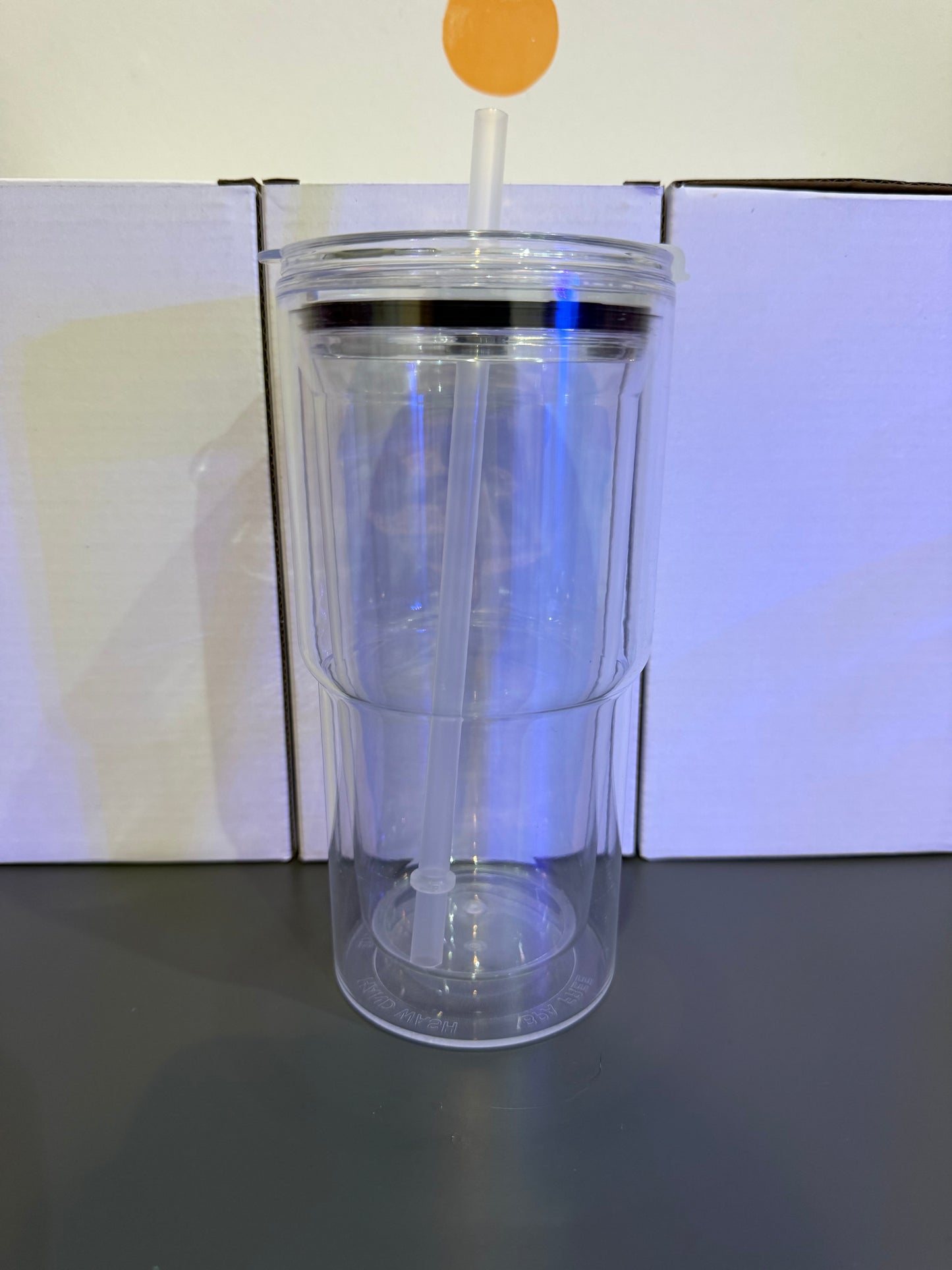 18oz Travel style snowglobe