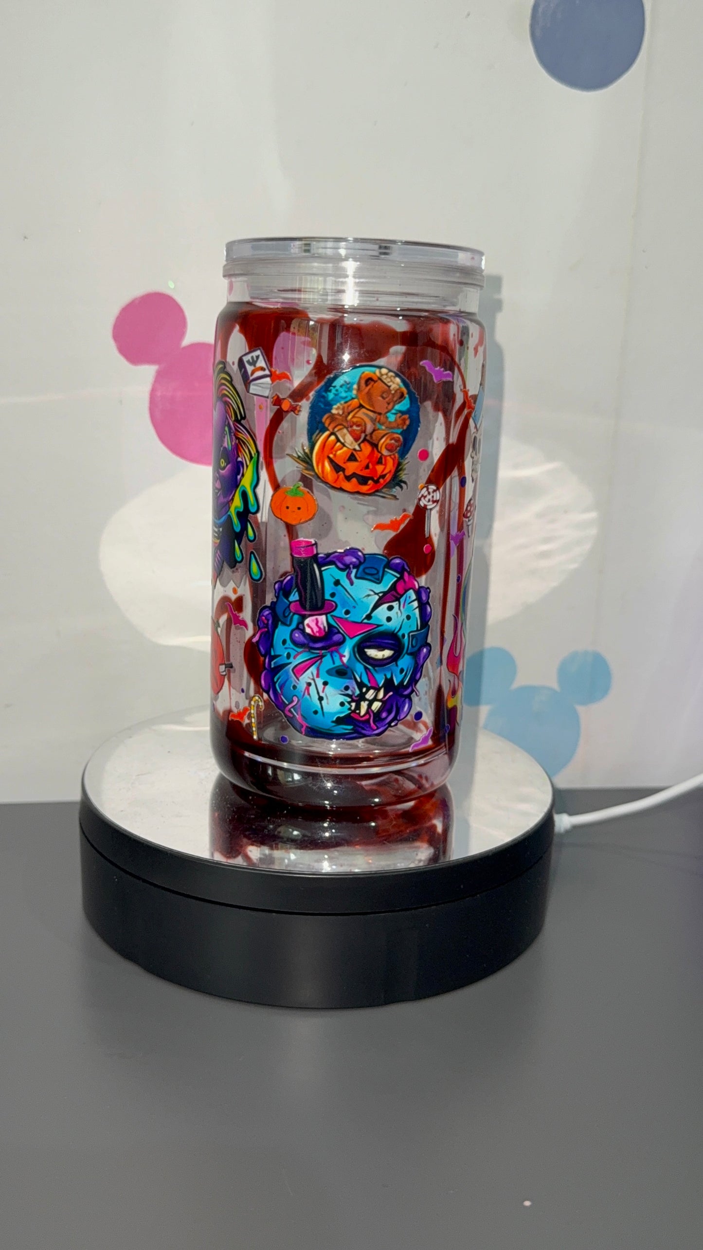 Horror blood drip cup