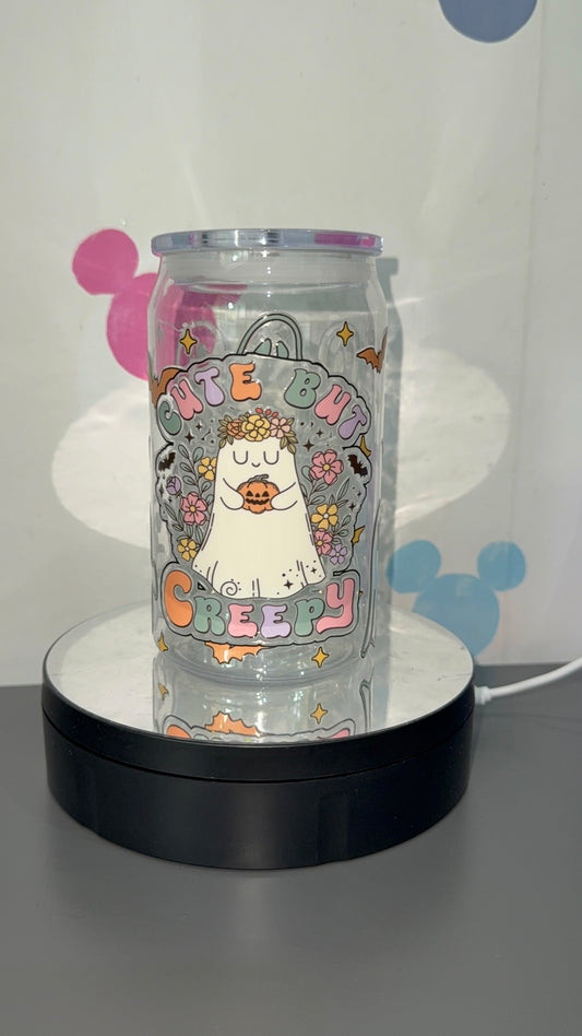 Cute but creepy ghost tumbler.