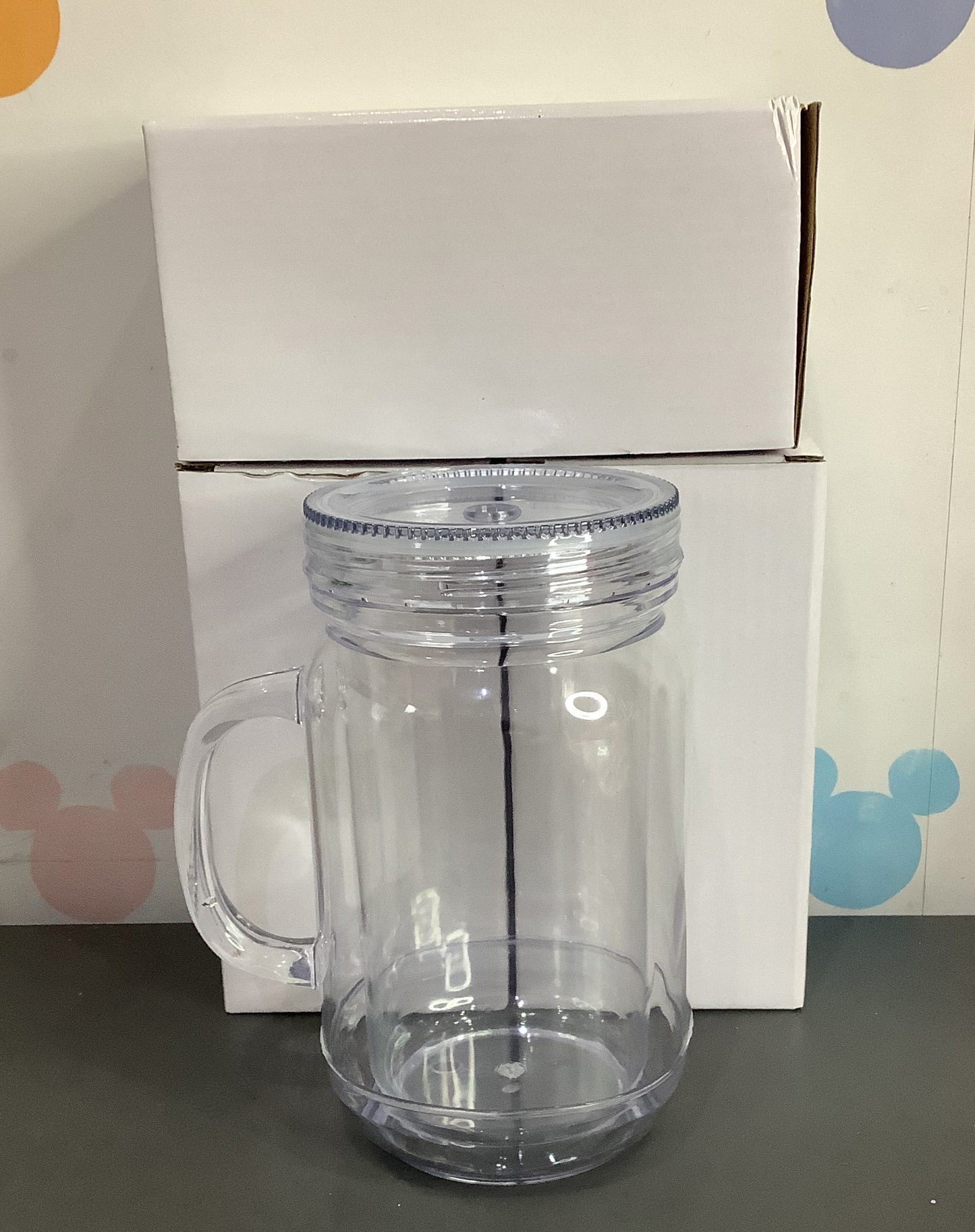 DE Mason jar snowglobe (acrlyic)