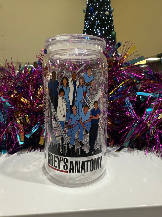 Greys Anatomy acrylic can
