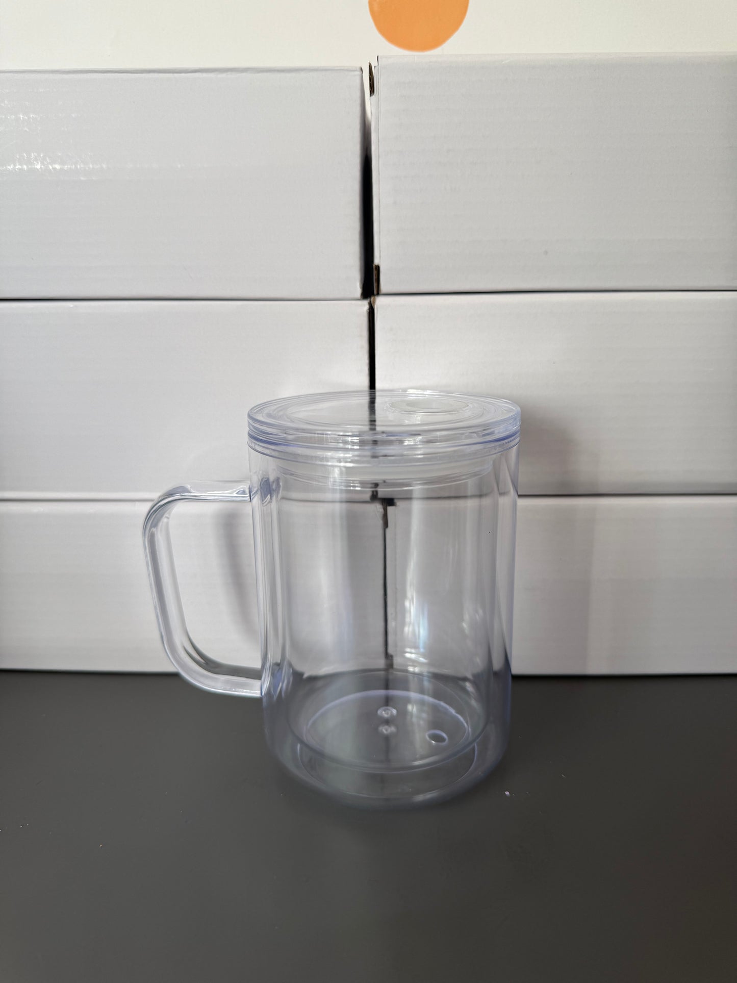*NEW* 15oz Acrylic snowglobe mug