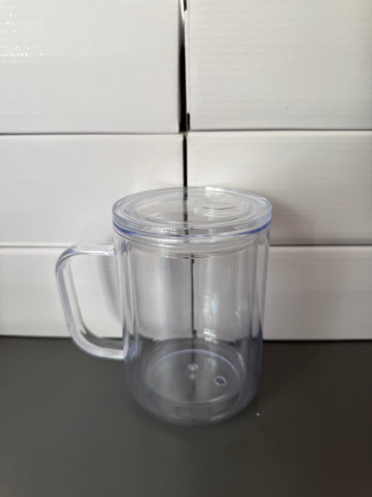*NEW* 15oz Acrylic snowglobe mug
