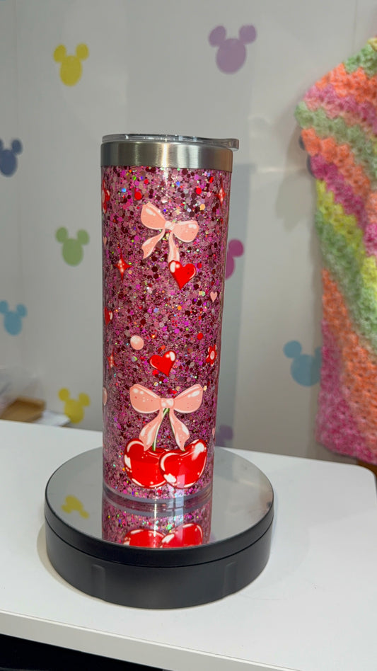 DE 20oz insulated snowglobe (hot cup)